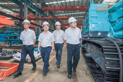 中水八局副總經(jīng)理鄧文明一行到訪山河智能，共探公路工程建筑合作新篇